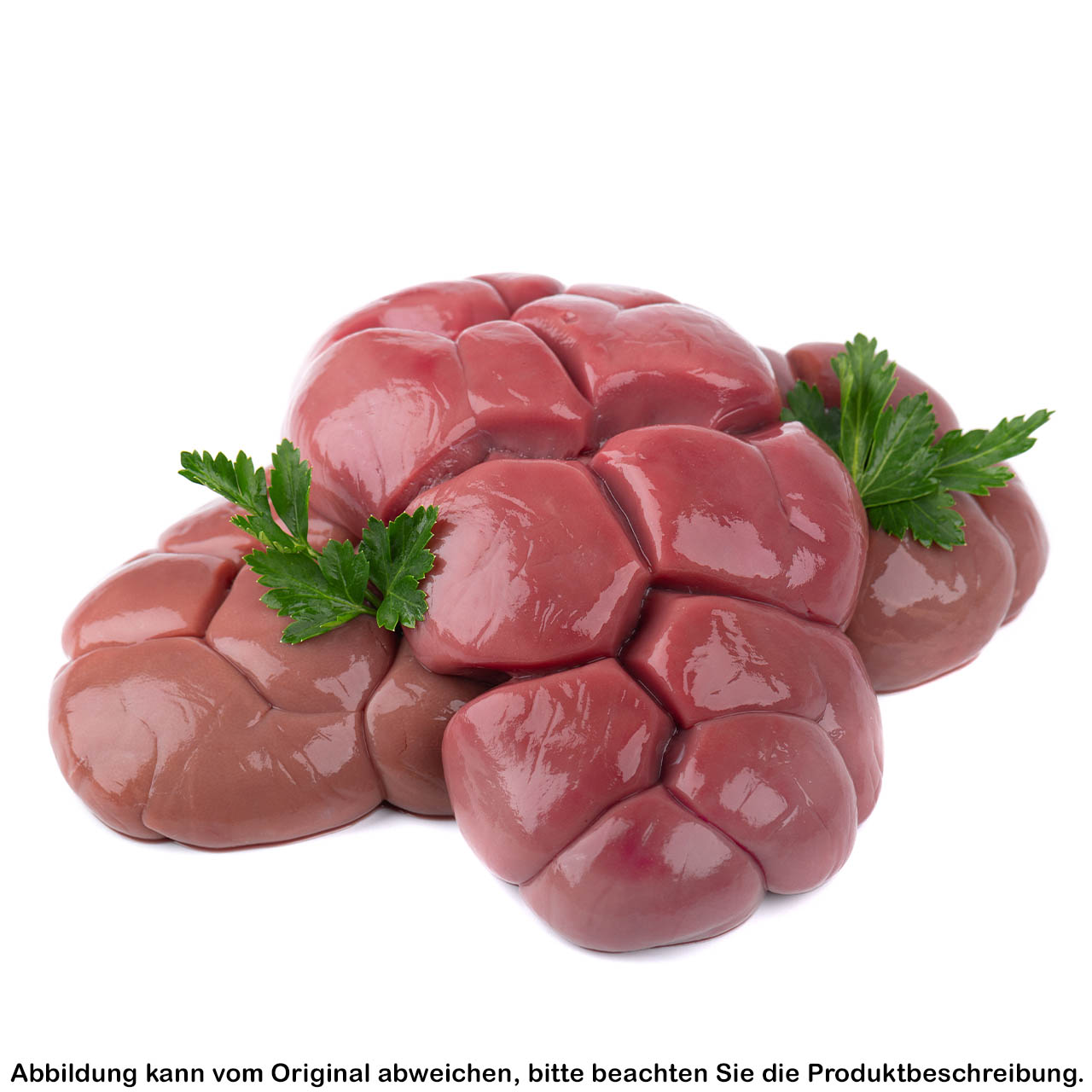 frische Rindernieren vom Deutsch Angus Rind, geschnitten und geputzt