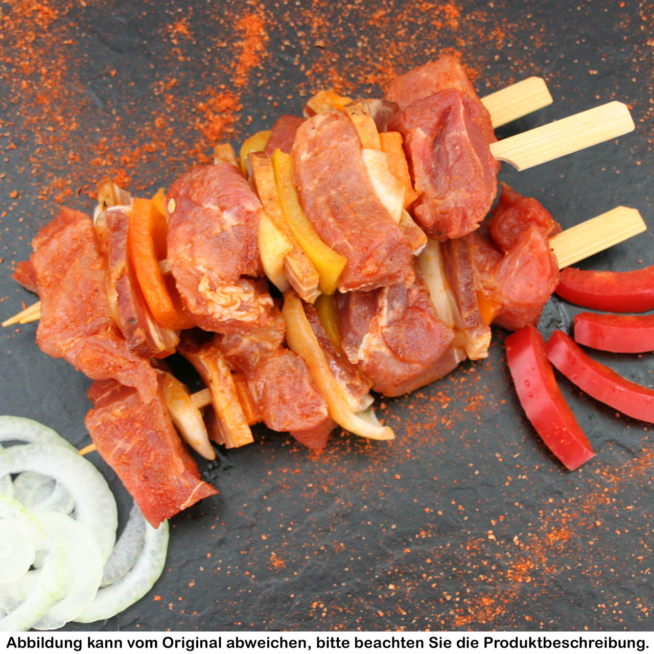 Schaschlik vom Strohschwein, ca. 115g/Stück
