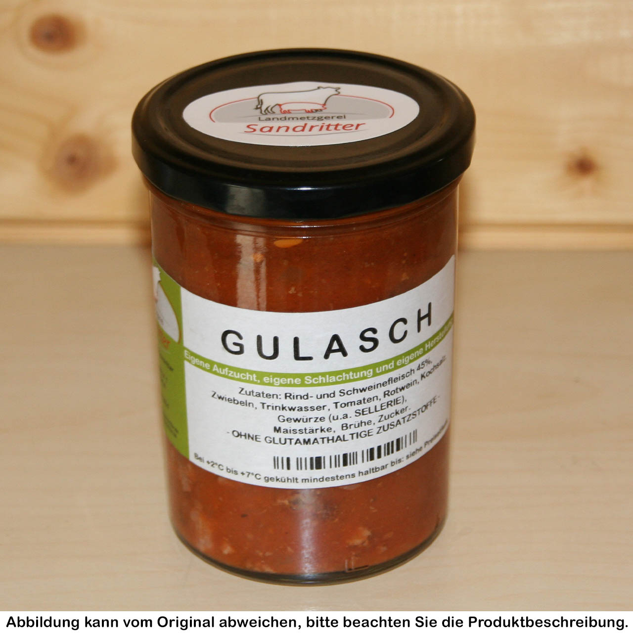 Gulasch im Glas