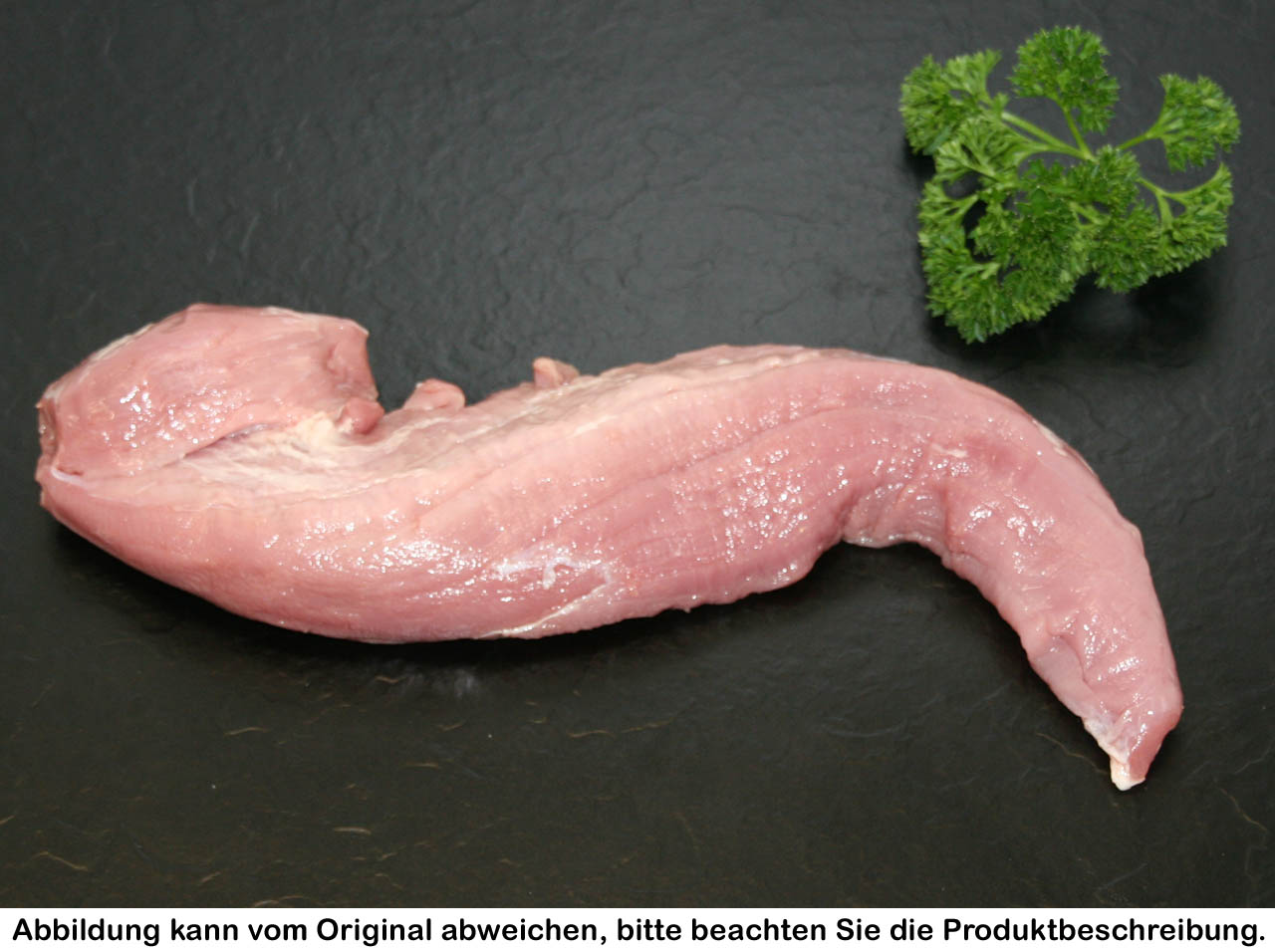 Schweinelende vom Strohschwein ca. 500g (frisch oder tiefgekühlt, je nach Verfügbarkeit)